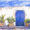 blue door ostuni